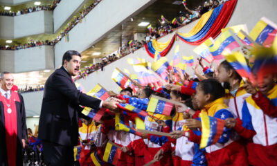 Nicolas Maduro at his inauguration as President of Venezuela