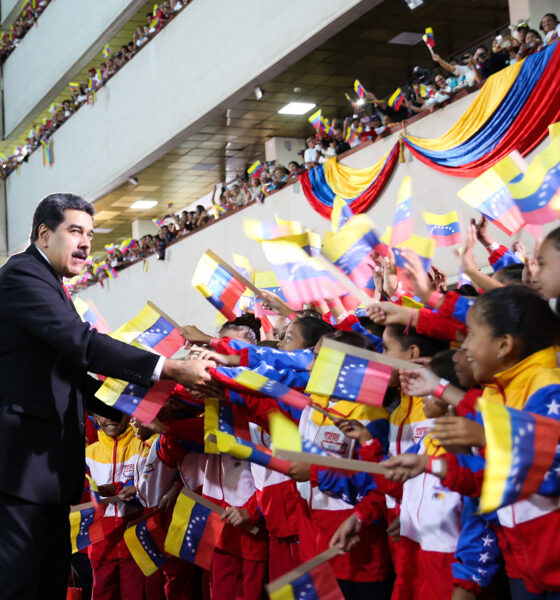 Nicolas Maduro at his inauguration as President of Venezuela