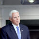 Former Vice-President Mike Pence giving an interview to 60 Minutes