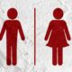 Gender specific icons for marking restrooms
