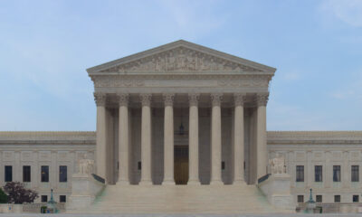The United States Supreme Court under a cloudless sky