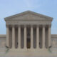 The United States Supreme Court under a cloudless sky