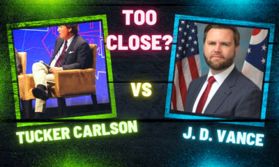 J. D. Vance and Tucker Carlson