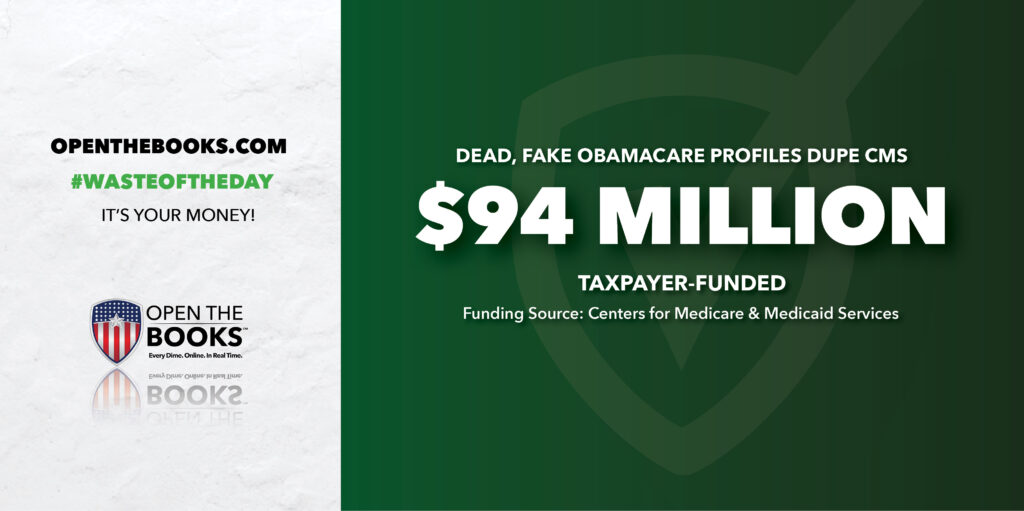 Waste of the Day Obamacare Failed Test, Approved Fraudulent Subsidies