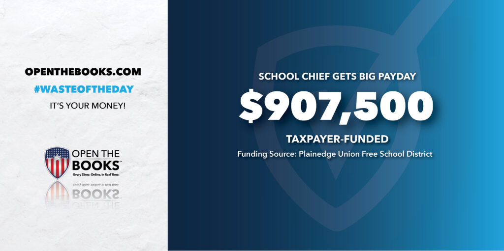 Waste of the Day Superintendent Resigns, Nets Over $900K