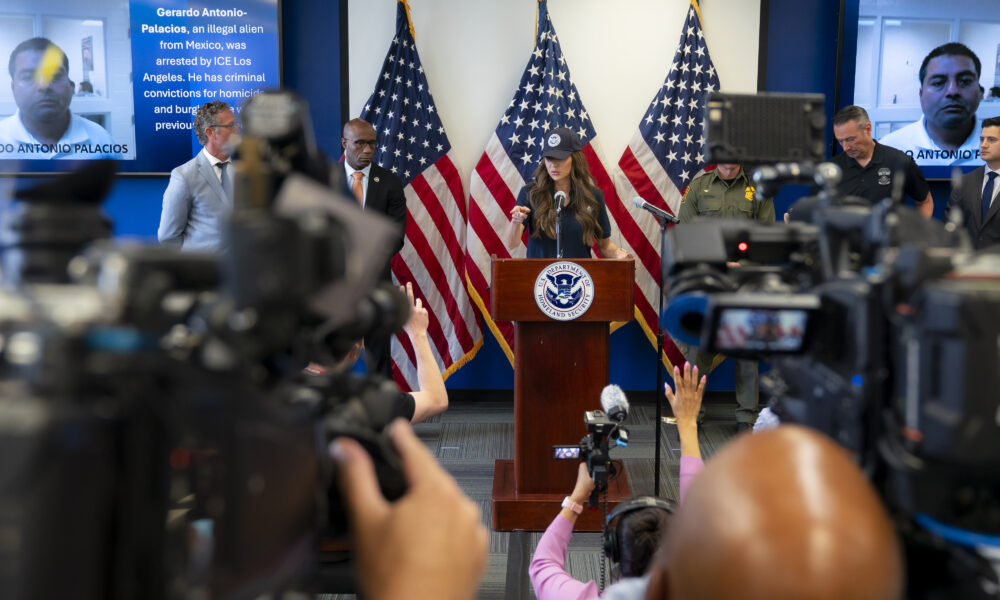 DHS Secretary Kristi Noem travels to Los Angeles