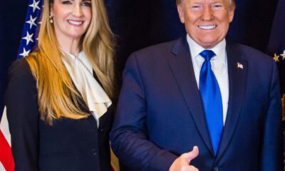 Donald Trump and former Senator Kelly Loeffler (R-Ga.)