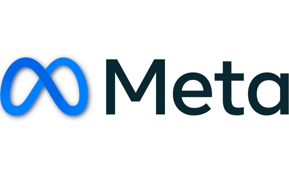 Logo for Meta, owners of Facebook, Instagram, etc.