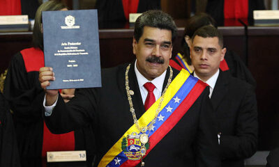 Nicolas Maduro at his first inauguration in 2019