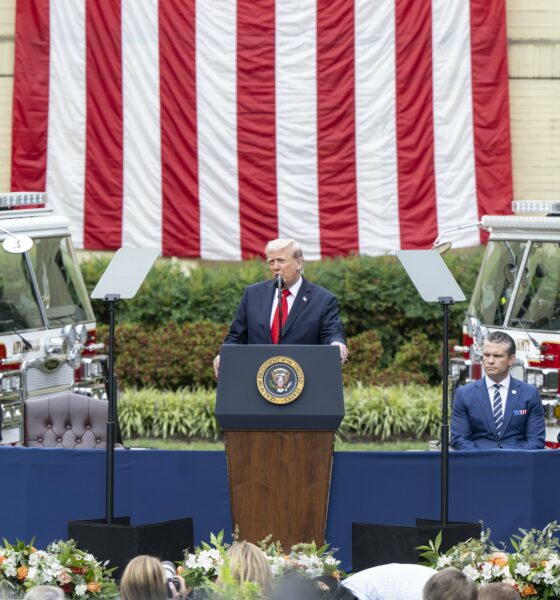 Donald Trump attends the twenty-fourth 9/11 Pentagon Observance ceremony