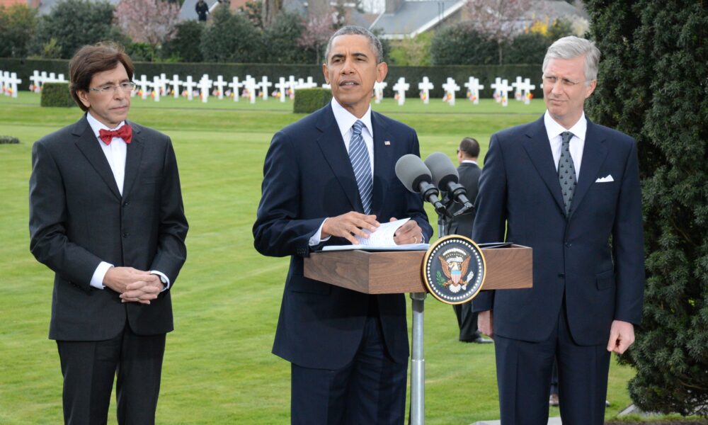 Barack Obama at Flanders Field