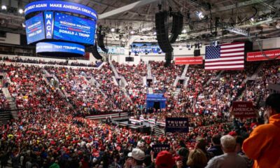 Trump holds rally in Green Bay, Wisconsin in 2019