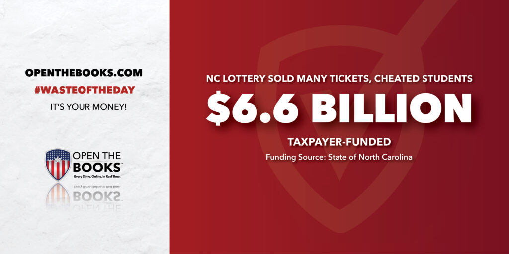 Waste of the Day Students Lose in North Carolina Lottery