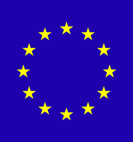 European Union flag, contrast enhanced