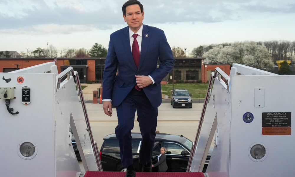 Marco Rubio, Secretary of State, heads for Jamaica