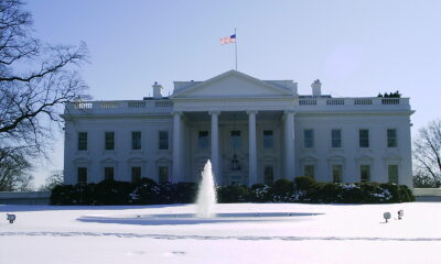 White House in winter
