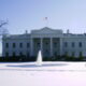 White House in winter