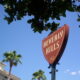 The sign welcoming people to Beverly Hills