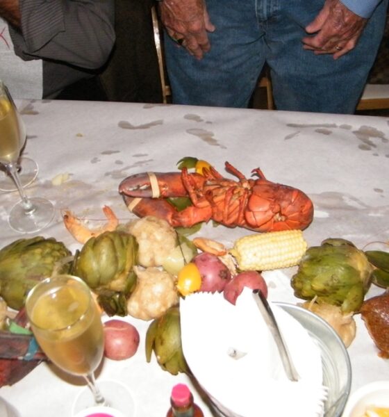 Lobster feed at Gloria Ferrer - Stierch