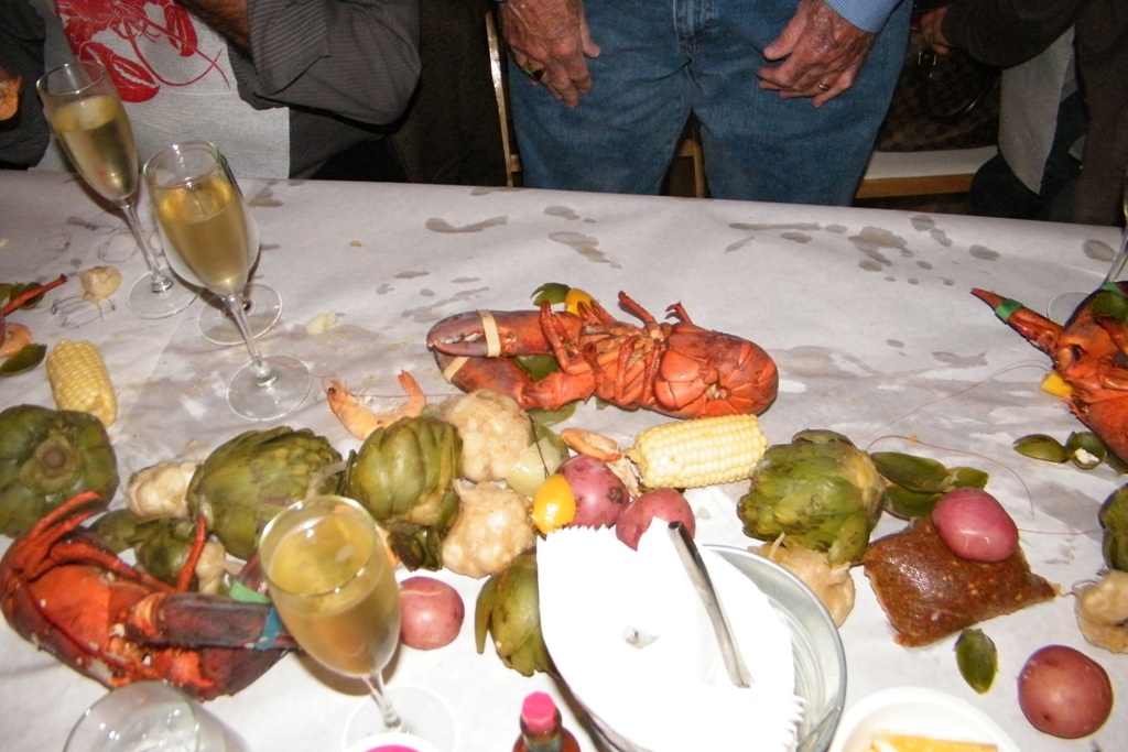Lobster feed at Gloria Ferrer - Stierch