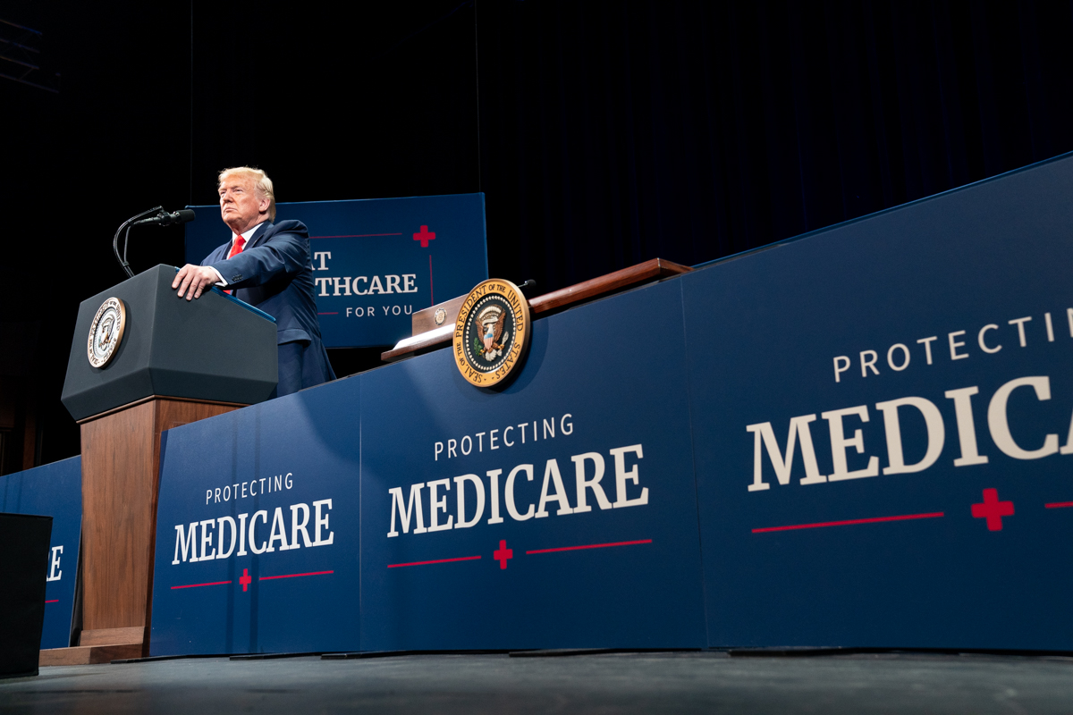 President Trump introduces his Executive Order to protect Medicare