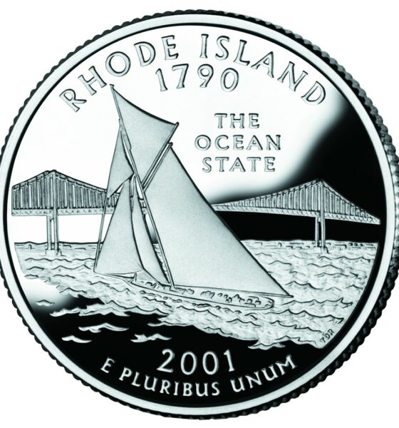 Rhode Island quarter reverse