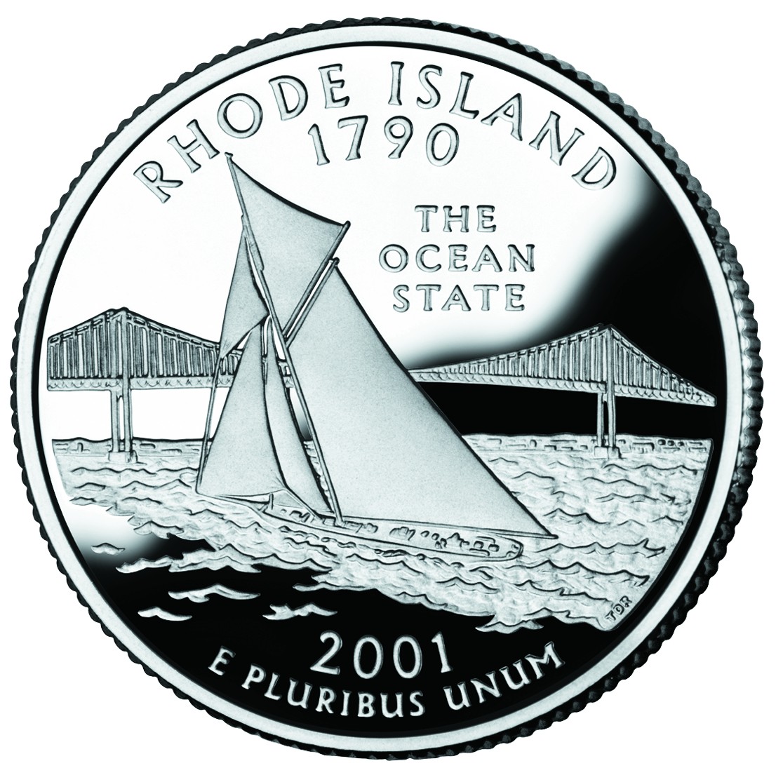 Rhode Island quarter reverse