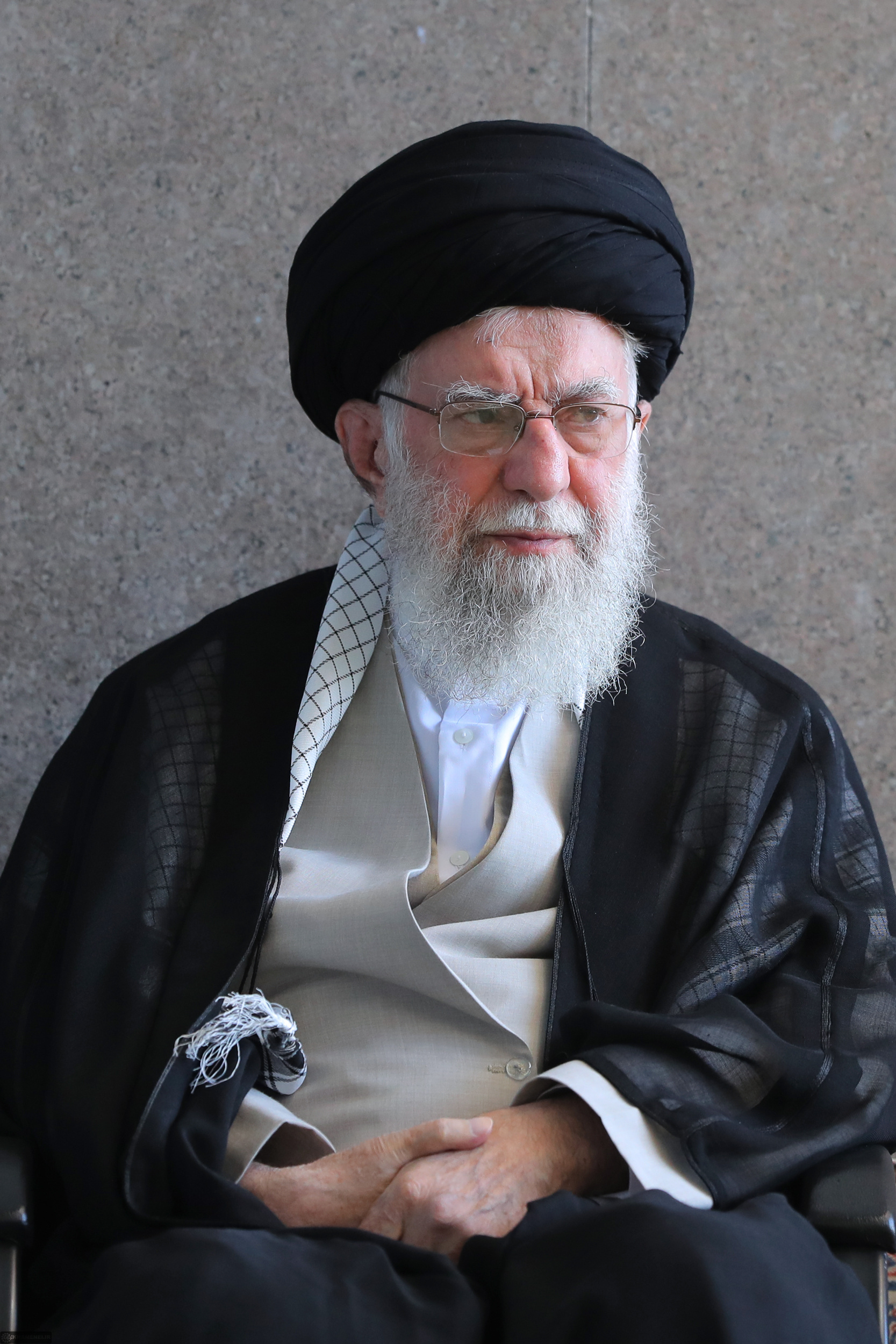 The late Supreme Leader Ali Khameini of Iran