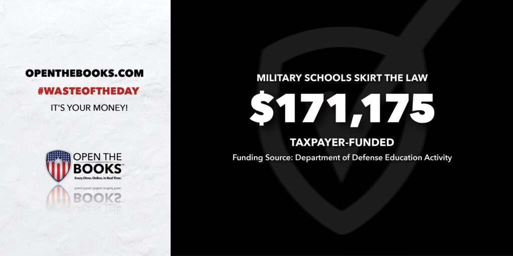 Waste of the Day DEI Contractors Remain in Military’s K-12 Schools