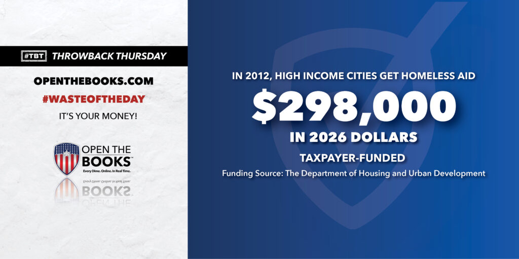 Waste of the Day Throwback Thursday – Helping Beverly Hills’ Low-Income Community