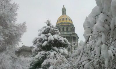 Colorado State Capitol in winter