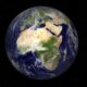 Earth with orbital POV over Africa and the Arabian Peninsula
