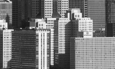 Pittsburgh skyline in abstract