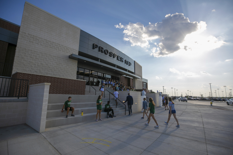 The Prosper ISD football stadium
