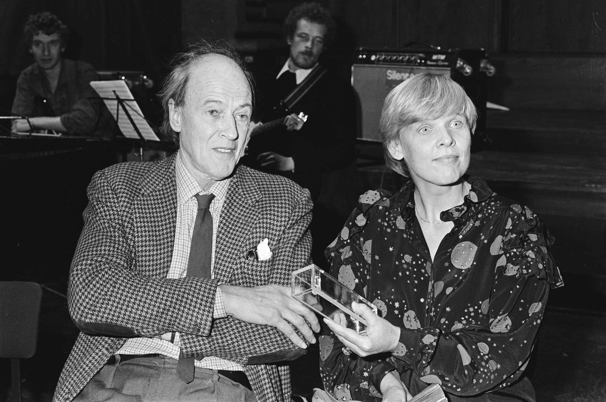 Roald Dahl with companion