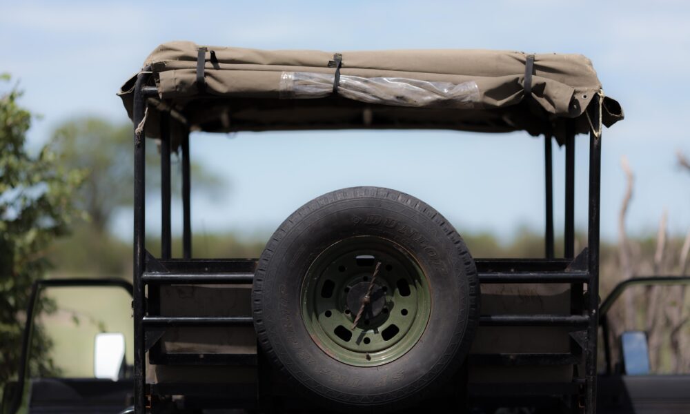 A jeep on African safari