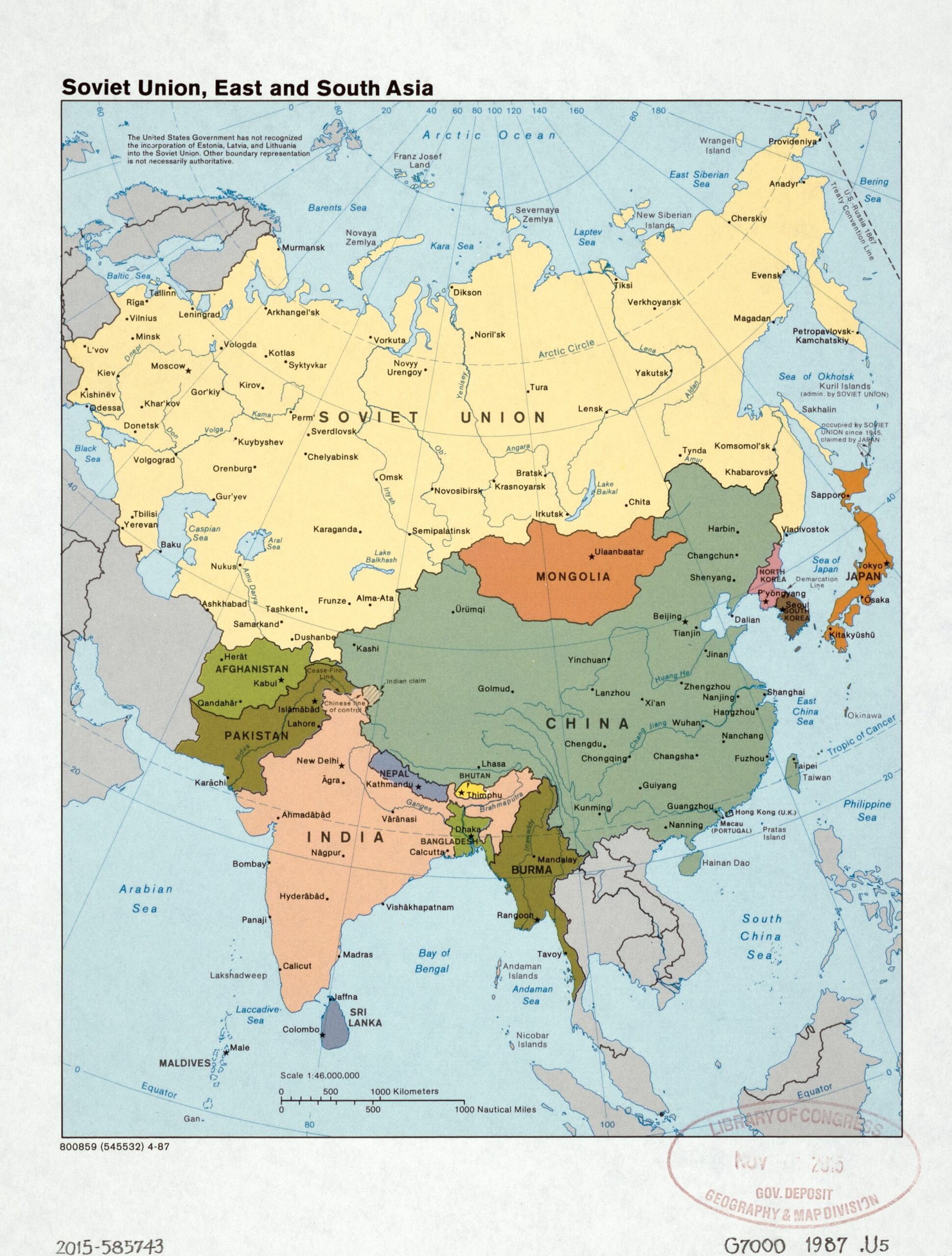 Asia in the days of the Soviet Union