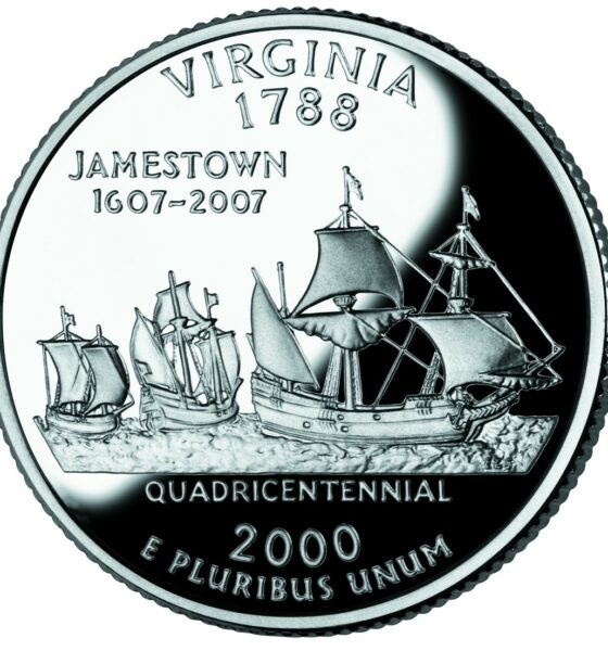 Virginia quarter reverse side