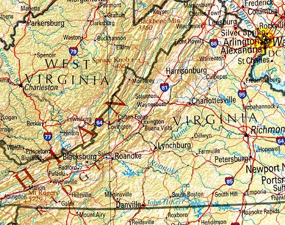 virginia and West Virginia