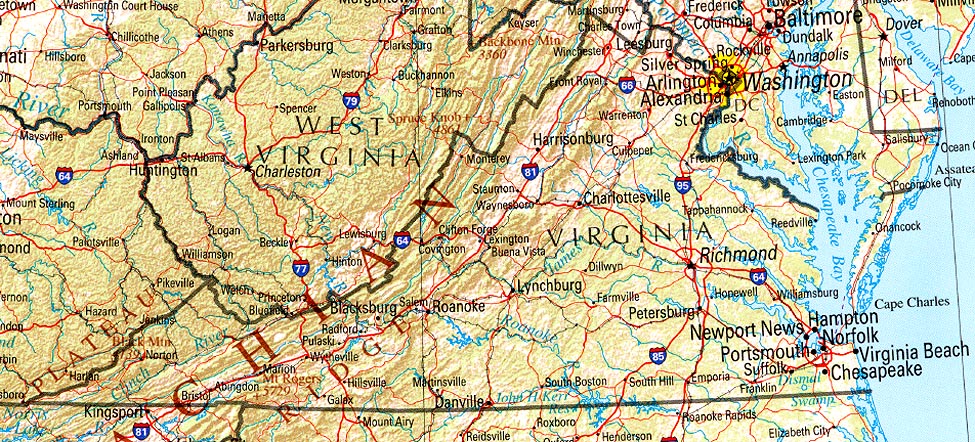 virginia and West Virginia