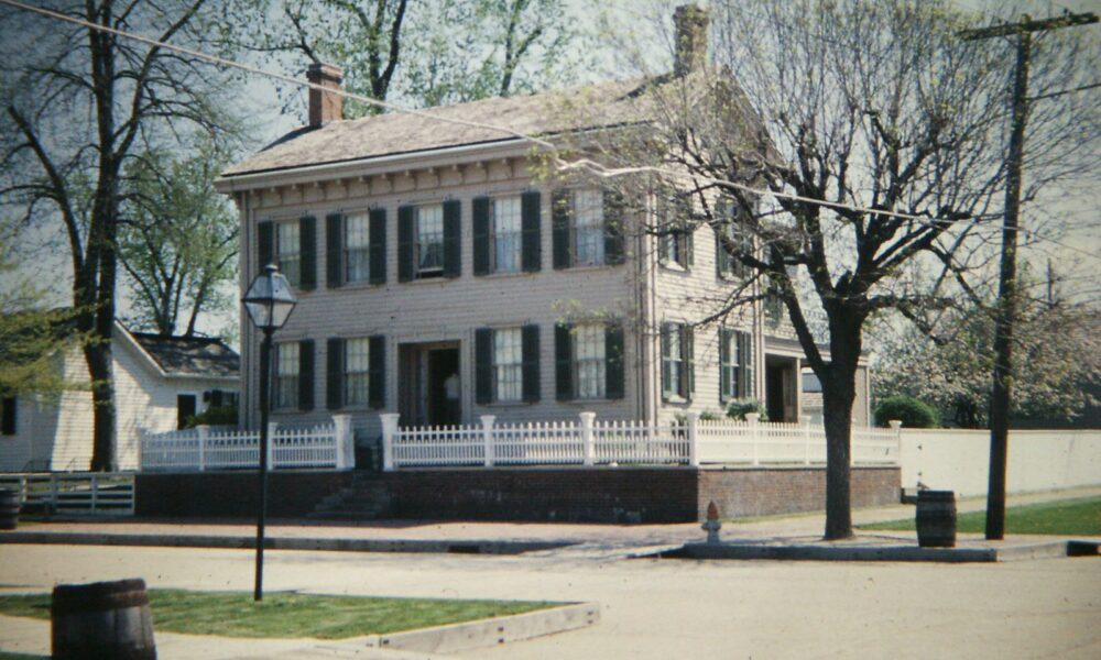 The home of Abraham Lincoln in Springfield, Illinois
