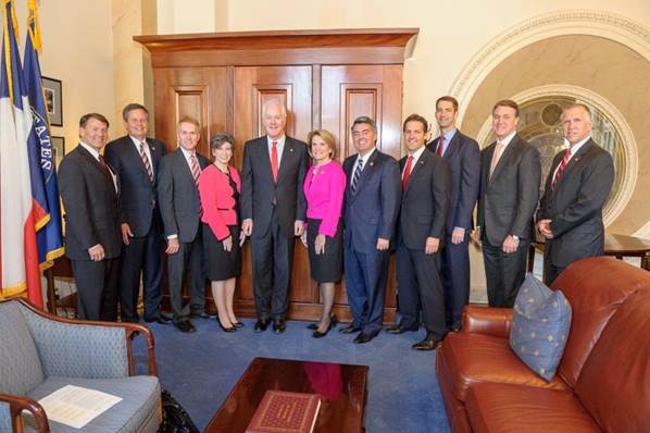 Senator John Cornyn (R-Texas) as Senate Republican Whip in 2014