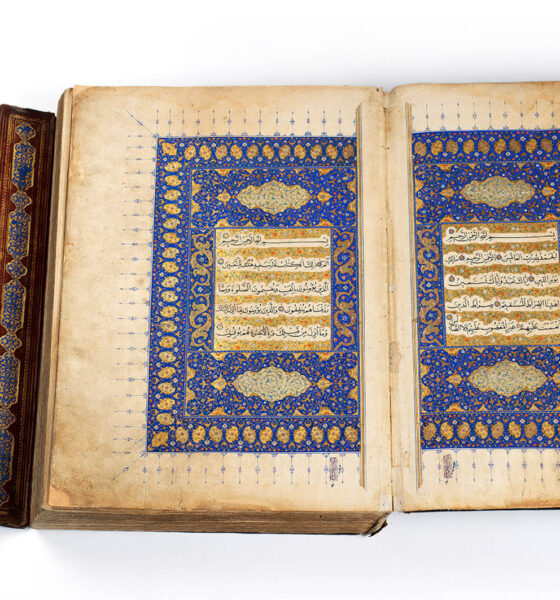 An authentic manuscript of the Koran, the basis of Islam