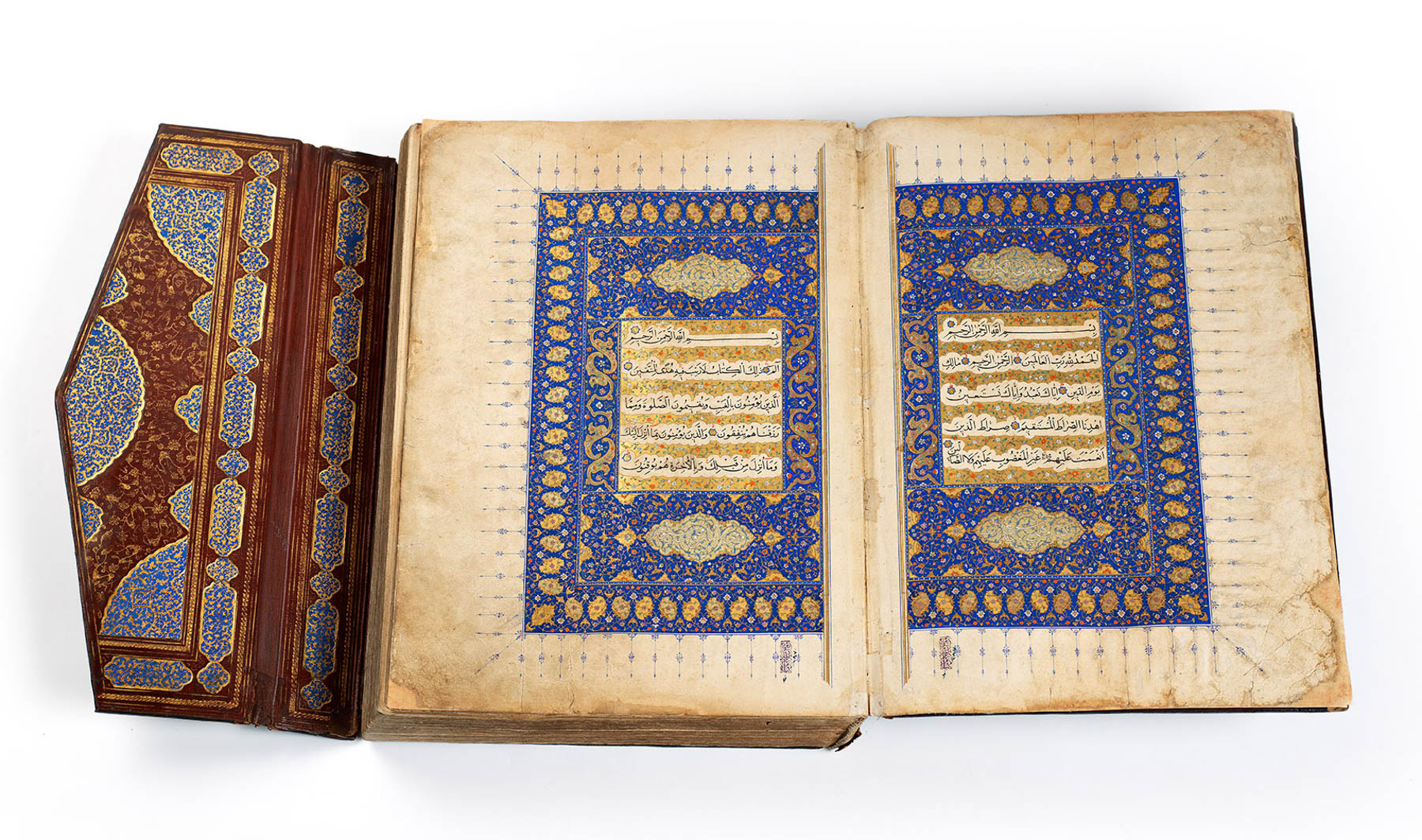 An authentic manuscript of the Koran, the basis of Islam