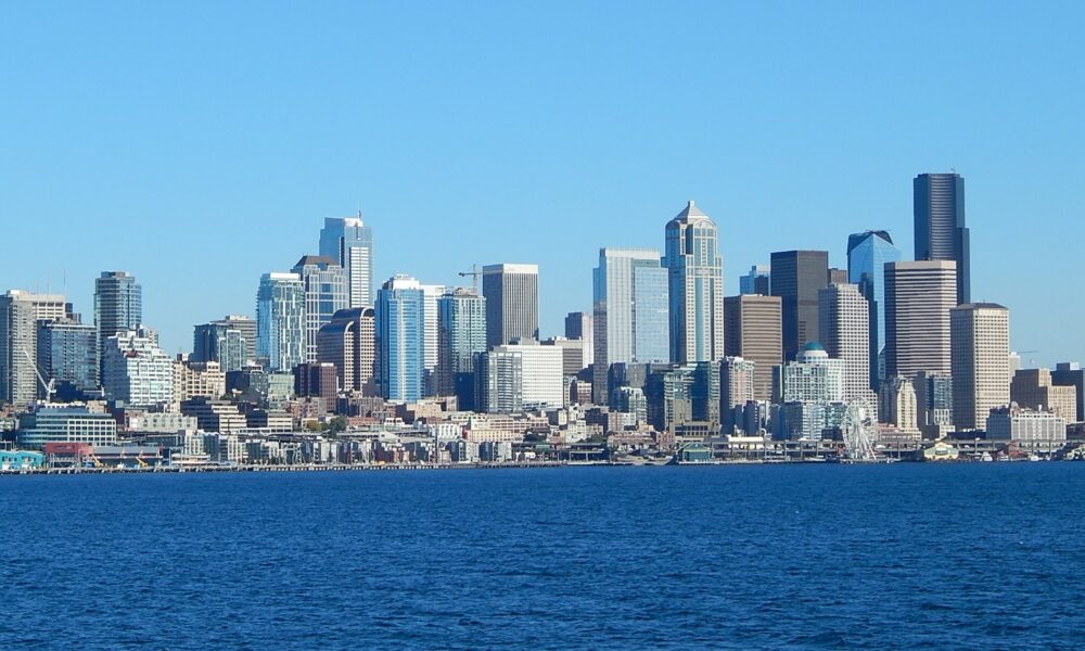 Seattle skyline from Elliott Bay