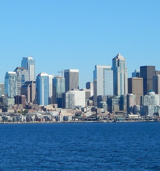 Seattle skyline from Elliott Bay