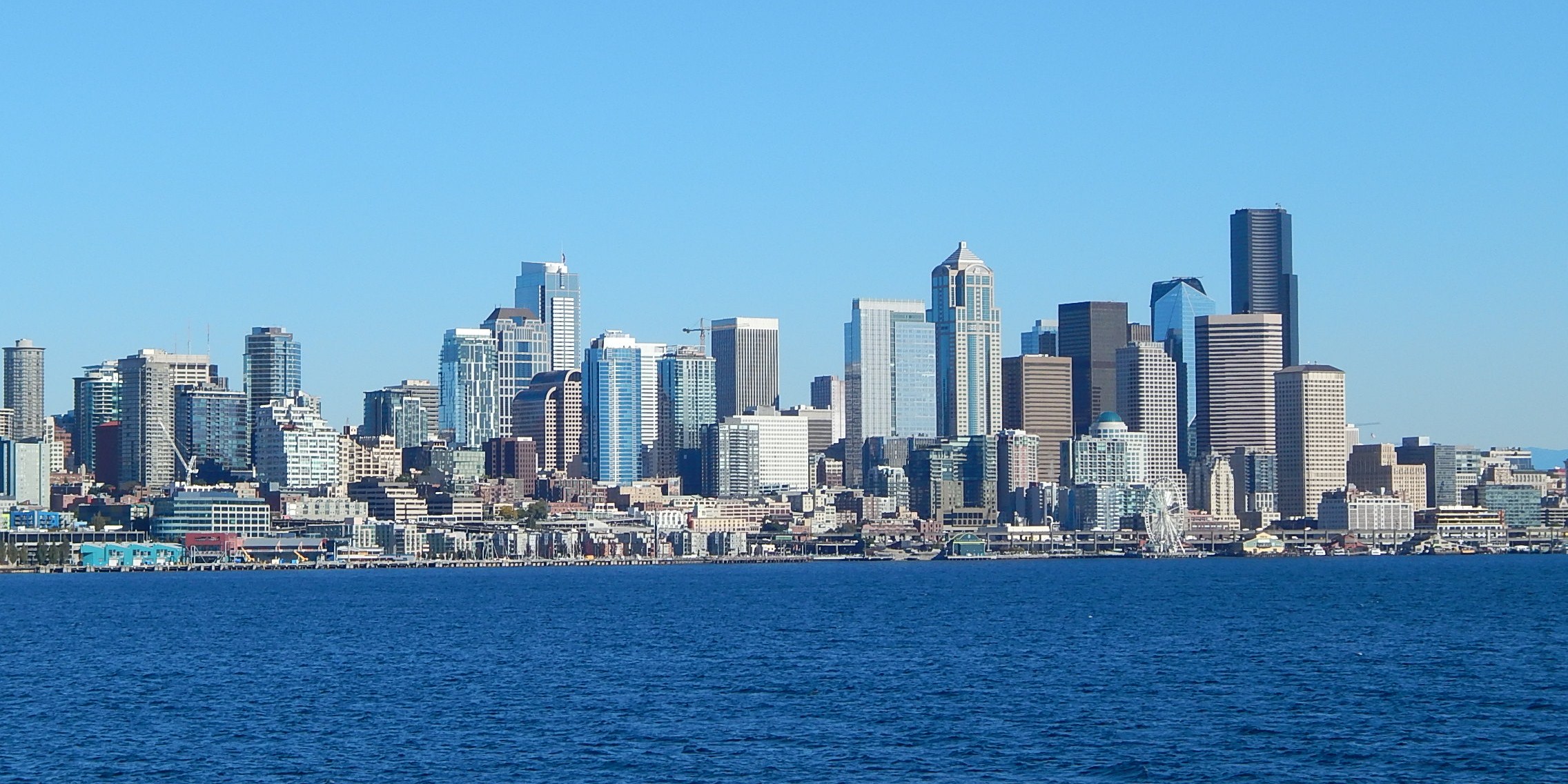Seattle skyline from Elliott Bay