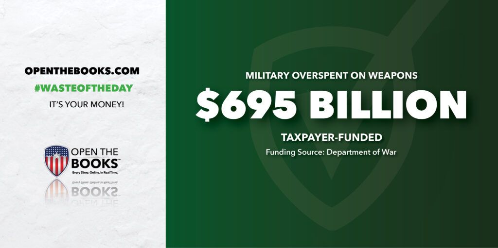 Waste of the Day Weapons Cost Overruns