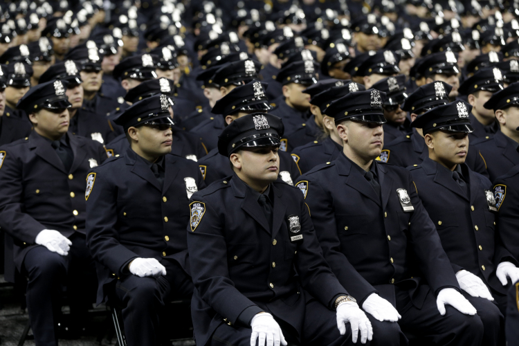 Police academy cadets