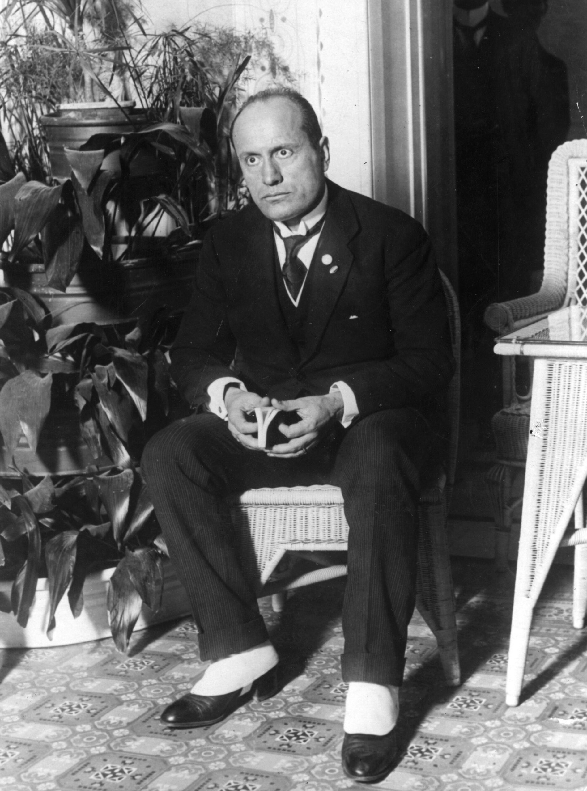 Benito Mussolini in November of 1922
